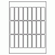 550 - Label Size 23mm x 73mm - 24 labels per sheet